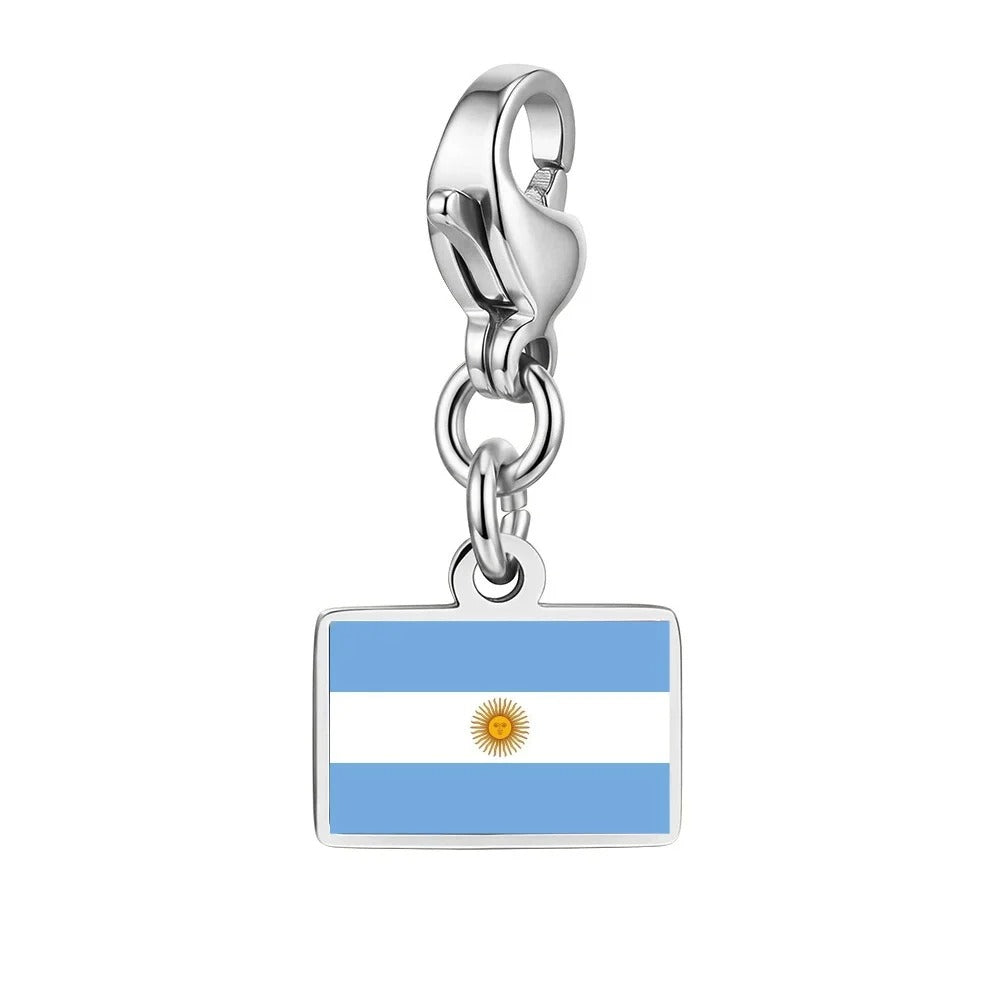 Charm Destino Argentina Silver