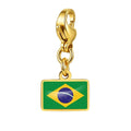 Charm Destino Brasil Gold