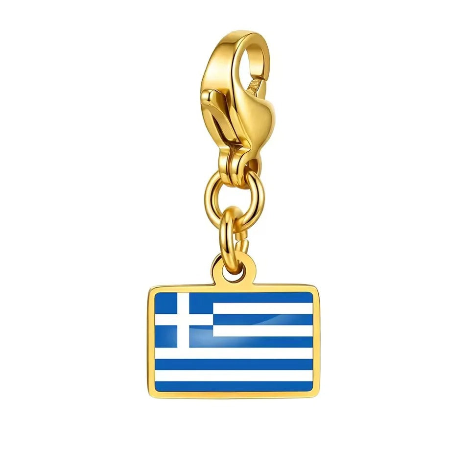 Charm Destino Grécia Gold