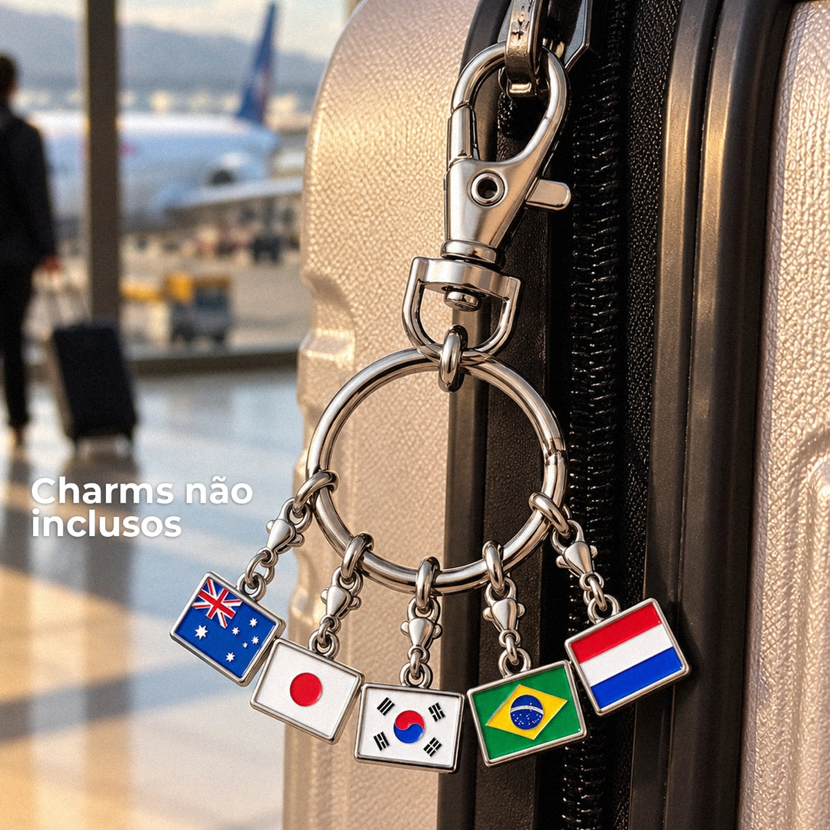 Chaveiro de Charms Travel Classic