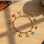 Pulseira Destinos Classic Gold