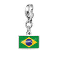 Charm Destino Brasil Silver